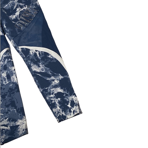 Victoria’s Secret PINK Ultimate High Rise Mesh Ankle Water Marble Leggings Med - Picture 3 of 6